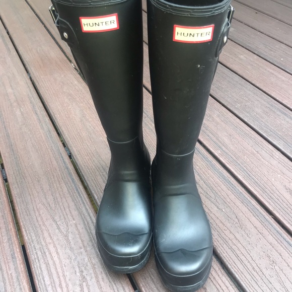 Hunter boots with fleece liners - Picture 2 of 4